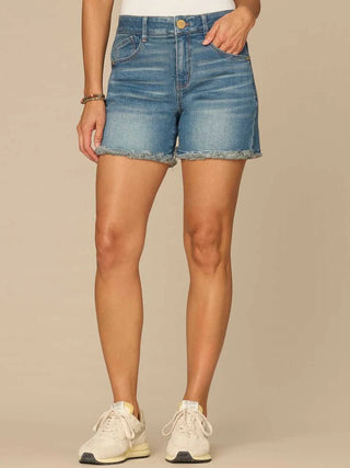 Vintage Wash Fray Hem Shorts - Shop Hidden Treasure Boutique
