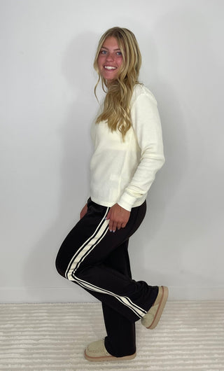 Visalia Knit Varsity Pant - Shop Hidden Treasure Boutique