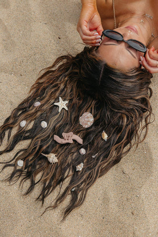 WAVY MIDI CLAW: PUNCH PINK - Shop Hidden Treasure Boutique