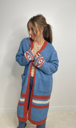 Western Cloud Cardigan - Shop Hidden Treasure Boutique