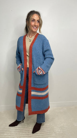Western Cloud Cardigan - Shop Hidden Treasure Boutique