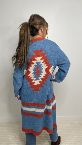 Western Cloud Cardigan - Shop Hidden Treasure Boutique
