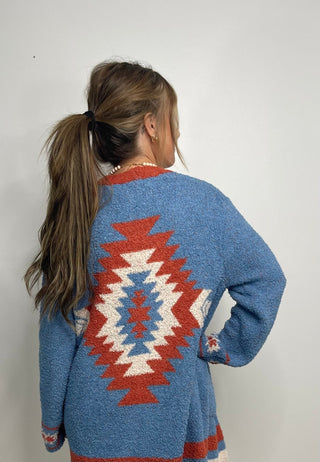 Western Cloud Cardigan - Shop Hidden Treasure Boutique