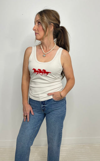 Wild Horses Tank Top - Shop Hidden Treasure Boutique