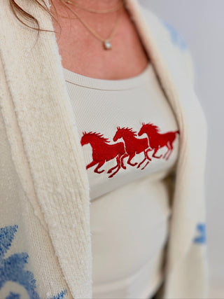 Wild Horses Tank Top - Shop Hidden Treasure Boutique