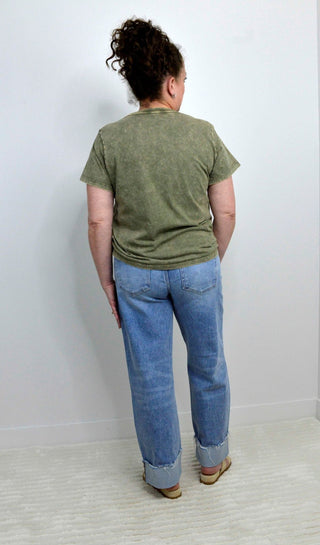 Wild Rose Boyfriend Tee - Shop Hidden Treasure Boutique