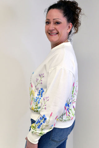 Wildflower Fields Pullover - Shop Hidden Treasure Boutique