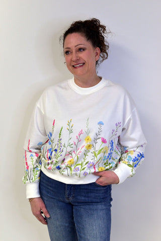 Wildflower Fields Pullover - Shop Hidden Treasure Boutique