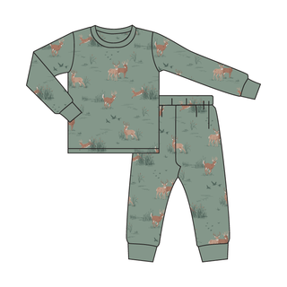 Woodland Buck Bamboo Pajamas - Shop Hidden Treasure Boutique