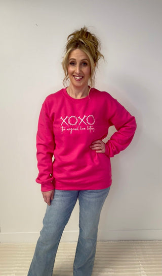 XOXO Love Letters Sweatshirt - Shop Hidden Treasure Boutique