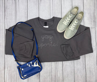 Yay Sports Sweatshirt - Shop Hidden Treasure Boutique