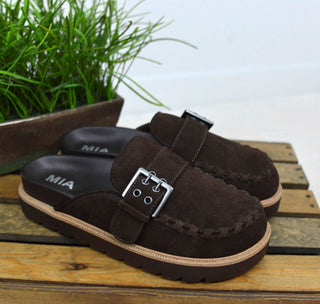 Zaina Chocolate Slip-On Shoe - Shop Hidden Treasure Boutique