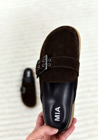 Zaina Chocolate Slip-On Shoe - Shop Hidden Treasure Boutique