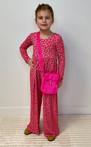 Zuri Leopard Jumpsuit - Shop Hidden Treasure Boutique