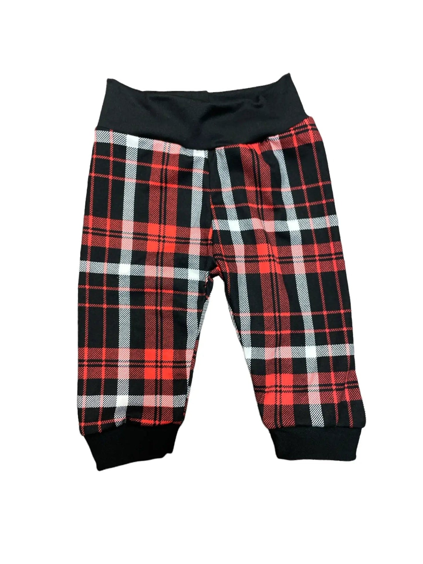 Red Plaid Joggers