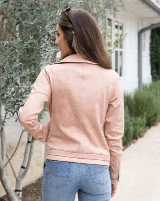 Move Free Moto Jacket - Blush