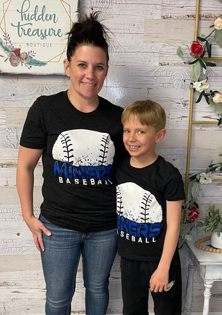Miners Baseball Tee - Shop Hidden Treasure Boutique