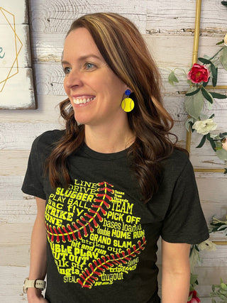Softball Lingo Tee - Shop Hidden Treasure Boutique